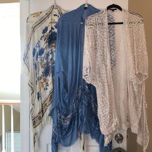 X4 kimono wraps/cover ups